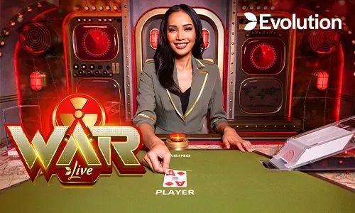Slot machine with glowing symbols
